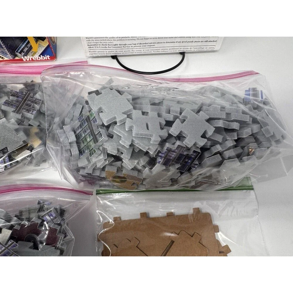 Wrebbit Puzz 3D Sears Tower Chicago 532 Pc Complete w/ Box Manual